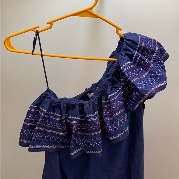 NWT Katarina One-Shoulder Ruffle Dress. never worn - Picture 2 of 7